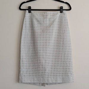 NWT Ann Taylor Mint Pastel Eyelet Pencil Skirt